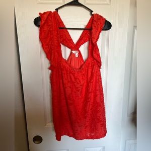 Lauren Conrad ruffle tank